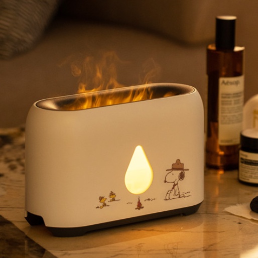 Peanuts SNOOPY Fire Mood Light Humidifier / Flame Humidifier | Shopee ...