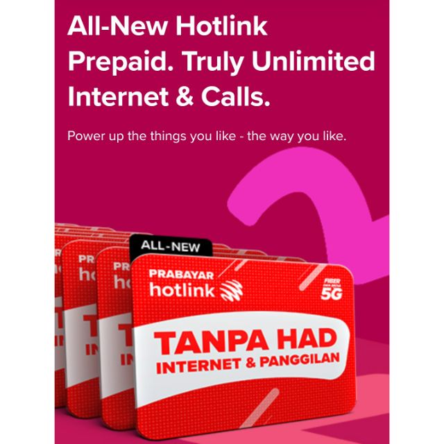 [Unlimited Data & call]Hotlink Sim Pack [Guaranteed Shipping ] | Shopee ...