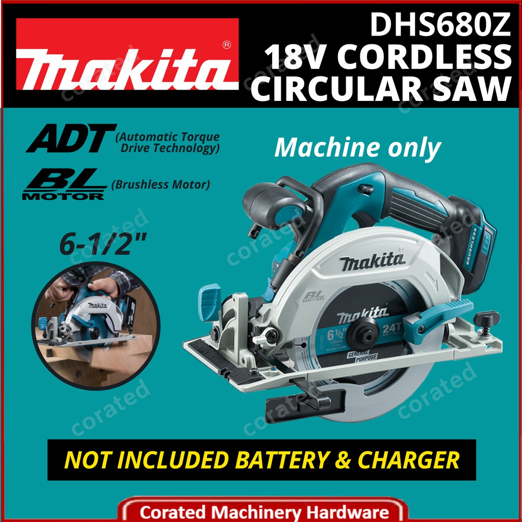 CORATED SOLO Makita DHS680Z 18V 6 1 2