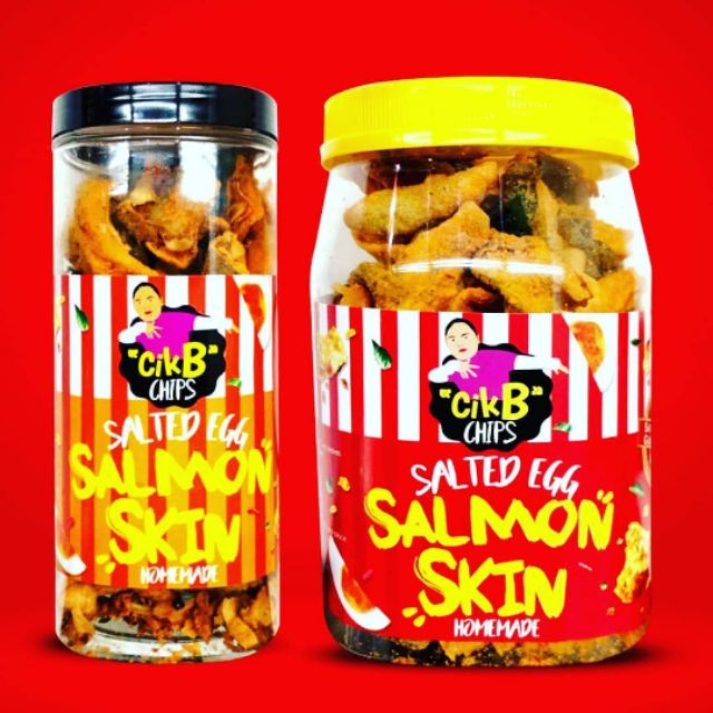 Cik B Salted Egg Salmon Skin CikB (Ready Stock) | Shopee Malaysia