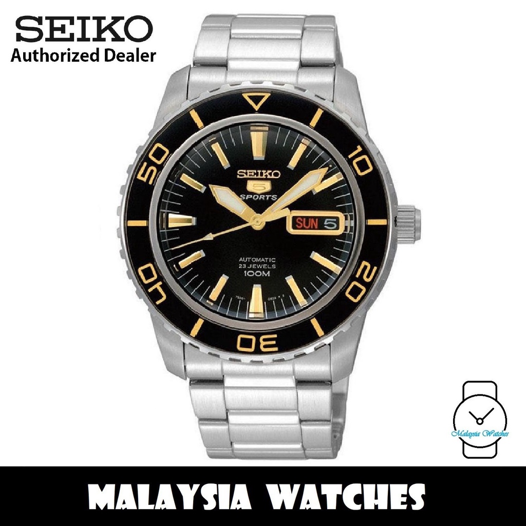 Seiko 5 SNZH57J1 Automatic Made in Japan Black Dial Hardlex