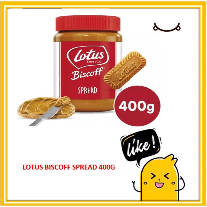 Lotus Biscoff Cookie Butter Spread Smooth 400g Shopee Malaysia