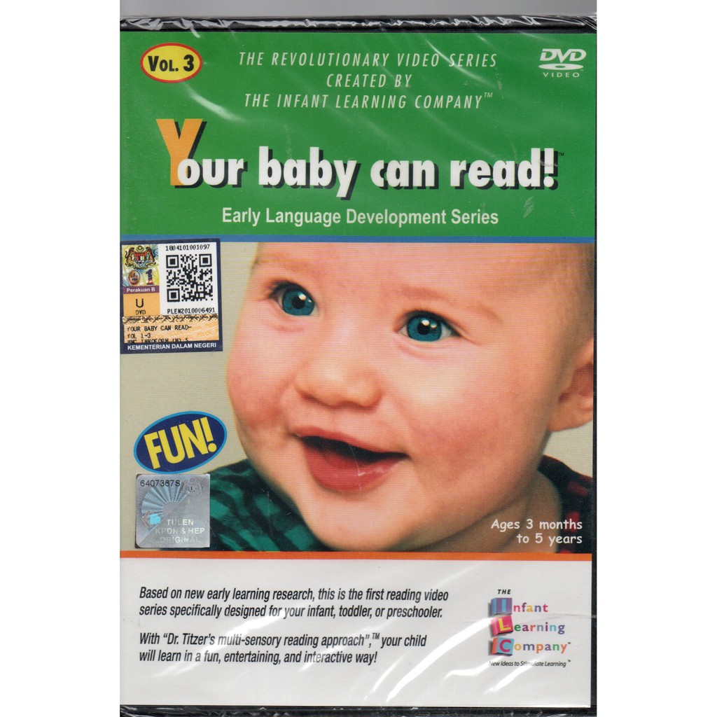 Early Language Development Series DVD Your baby Can Read! Starter,Vol.1 ...