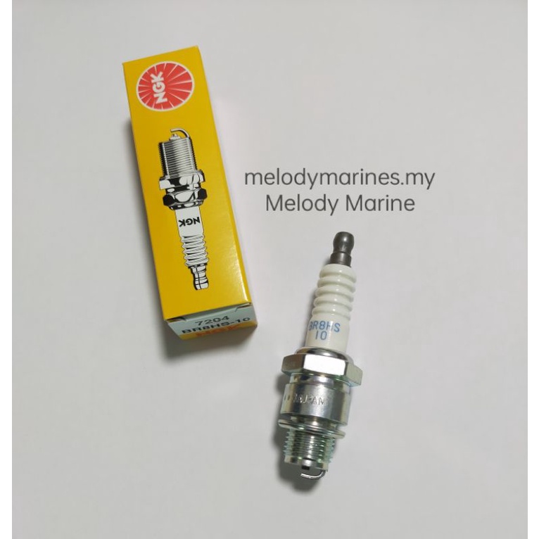 1pc Tohatsu NGK Spark Plug BR8HS10 50hp 70hp 90hp 115hp 2stroke 97011