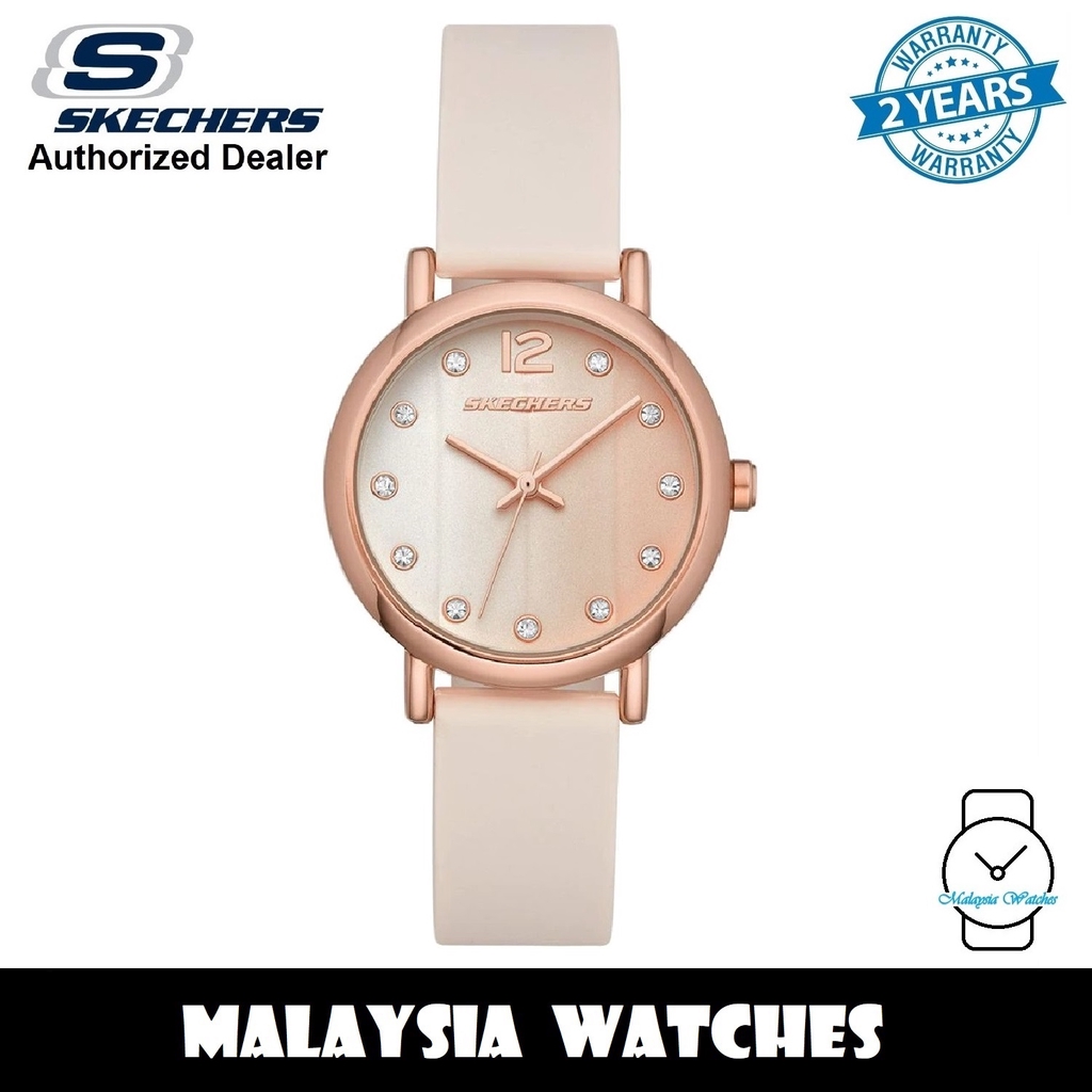 OFFICIAL WARRANTY Skechers SR6192 Women s Alondra Rose Gold Case