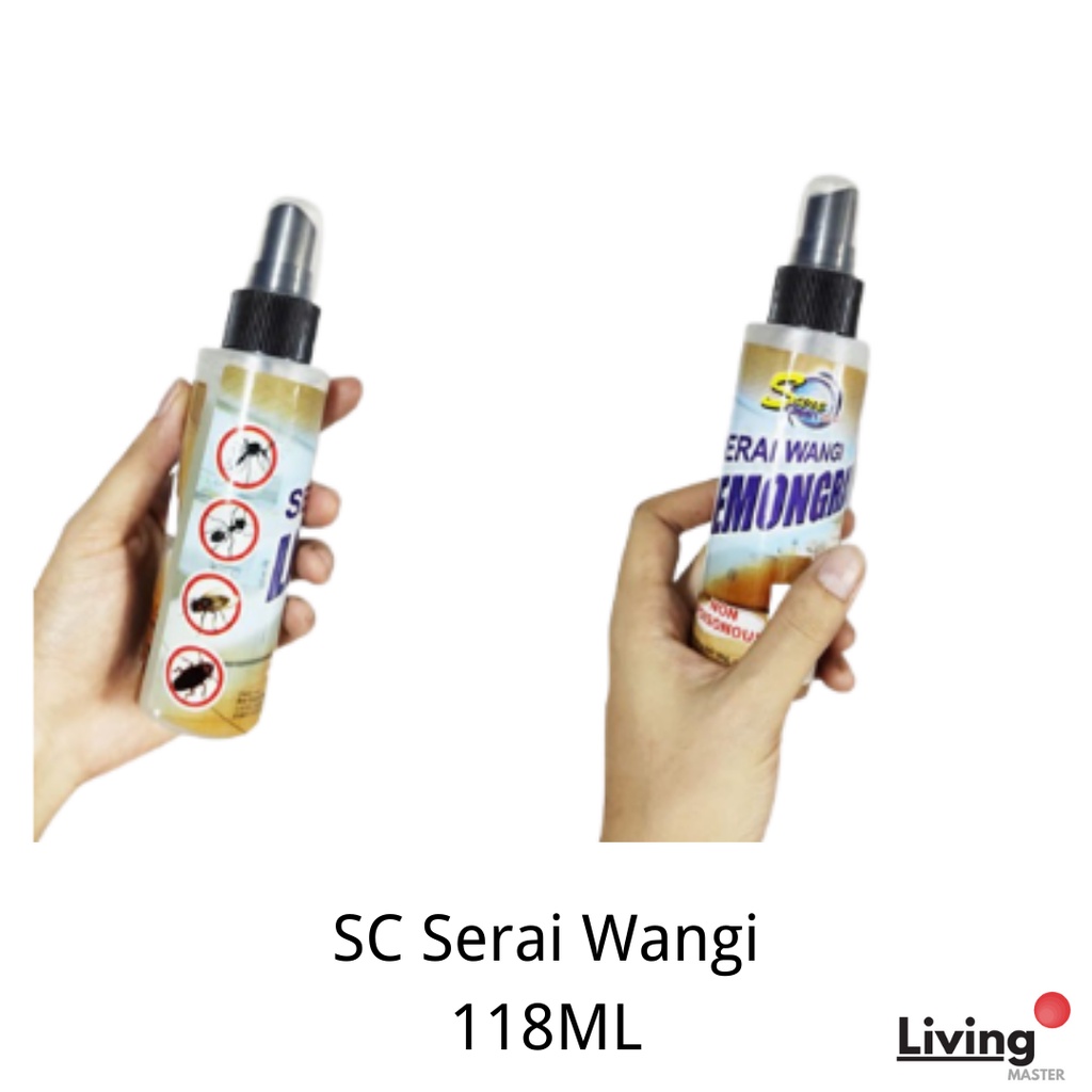 Serai Wangi 118ML Lemongrass Pests Fly Ants Cockroach Mosquito