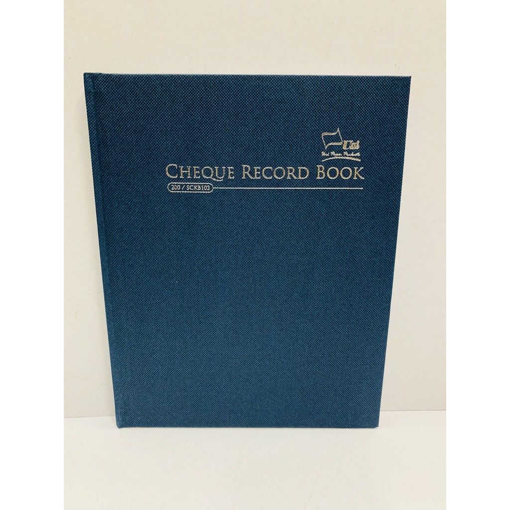 UNI CHEQUE RECORD BOOK HARD COVER 200PAGES | Shopee Malaysia