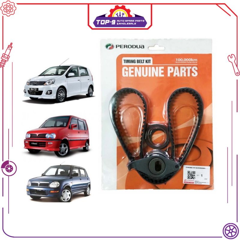 PERODUA TIMING BELT KIT KENARI KELISA VIVA 850 1.0 MYVI 1.0 GENUINE