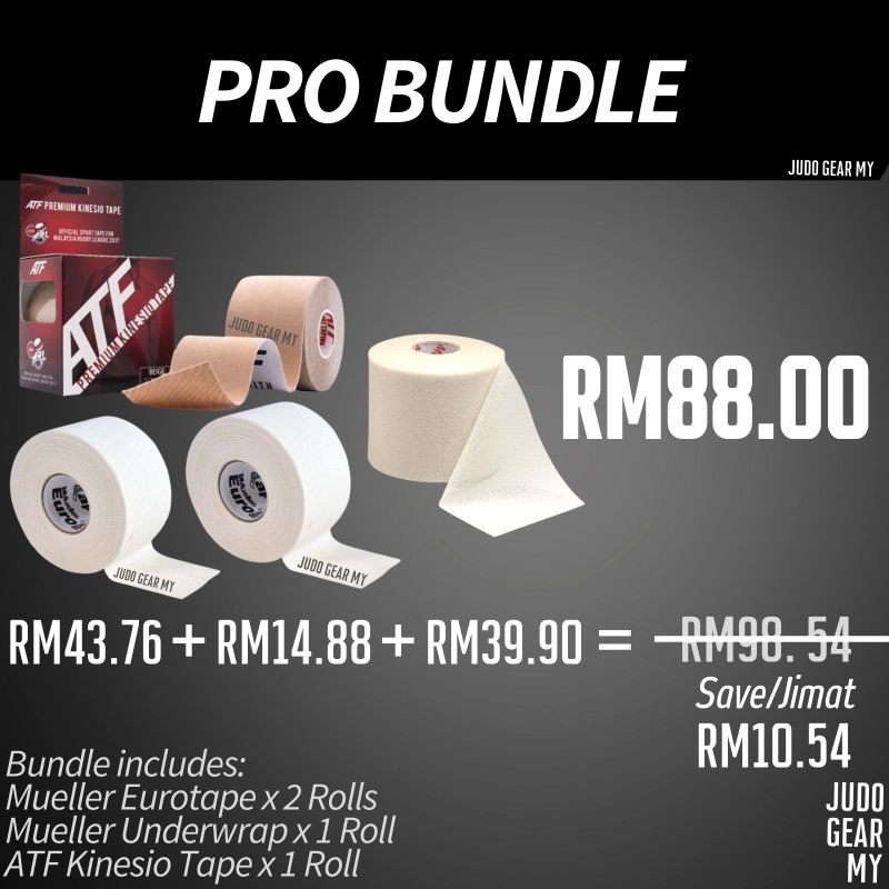 MUELLER ATF SPORT Taping Bundle CORE ADVANCED PRO Strapping Tape Underwrap Kinesio Tape