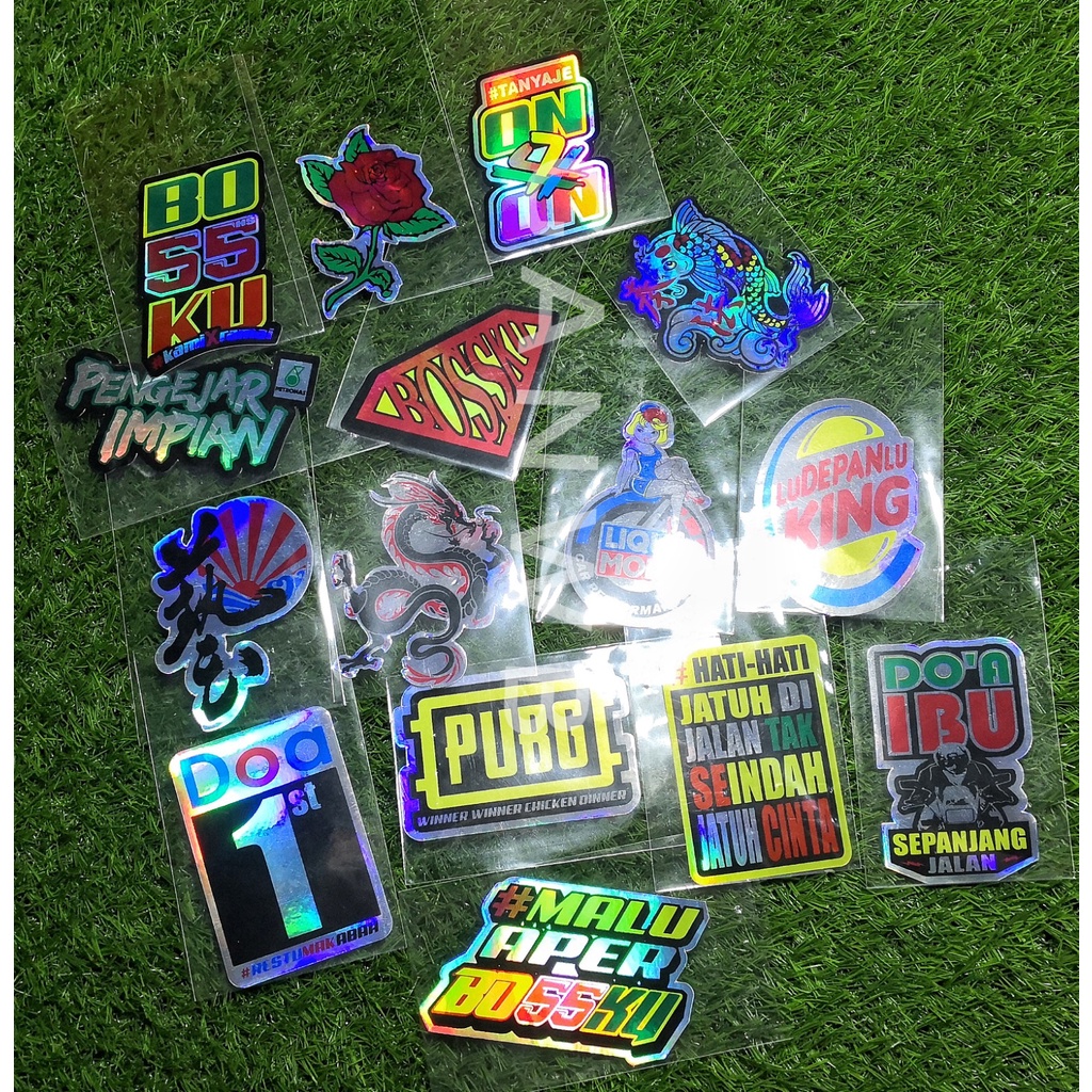 Sticker Hologram Sticker Cutting Petak | Shopee Malaysia
