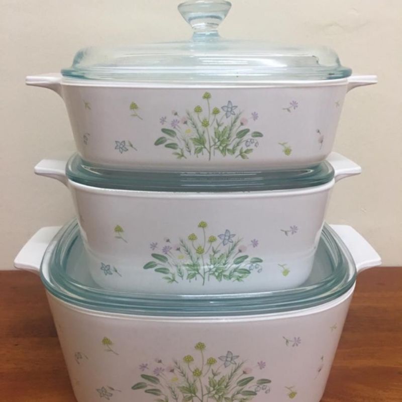 🔥HOT SALE 🔥Corningware 6 pcs set 3 Herb Country 🔥 | Shopee Malaysia