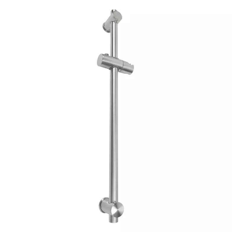 304 Stainless Steel Shower Slide Bar Wall Mounted Rotatable Shower Bar Adjustable Sliding Rail