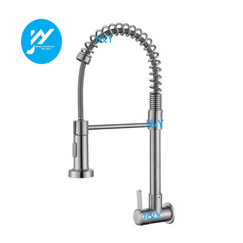 Single Cold Wall Basin Kitchen 304 Stainless Steel Modern Tap Single