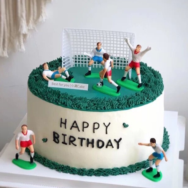 Football Cake Decorating Set Boys Birthday Cake Decorating Football Kid ...