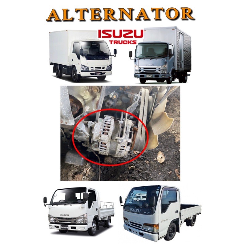 ALTERNATOR USEDFOR LORRY PERKASA HICOM MTB150 ISUZU NHR NPR NQR NLR NKR NRR N SERIES PRO150