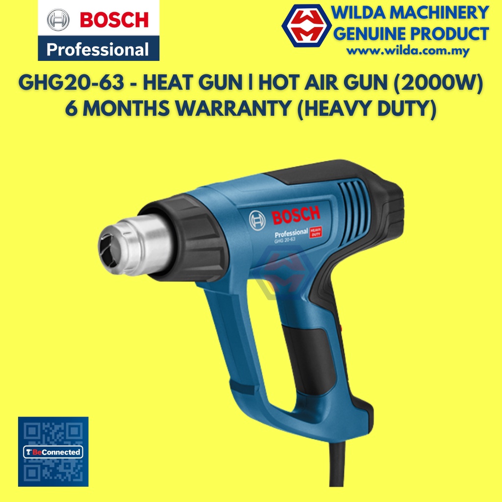  Bosch GHG20-63 Kit Hot Air Gun (6 Months Warranty) GHG 20-63 