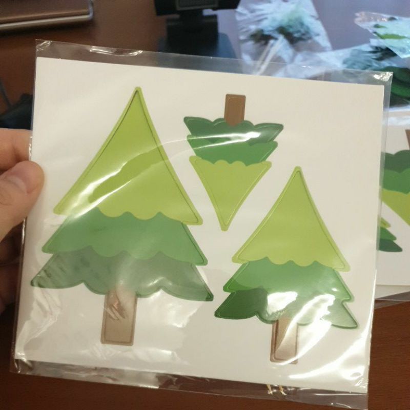 READY STOCK Maple Tree Cake Topper (Card) Shopee Malaysia