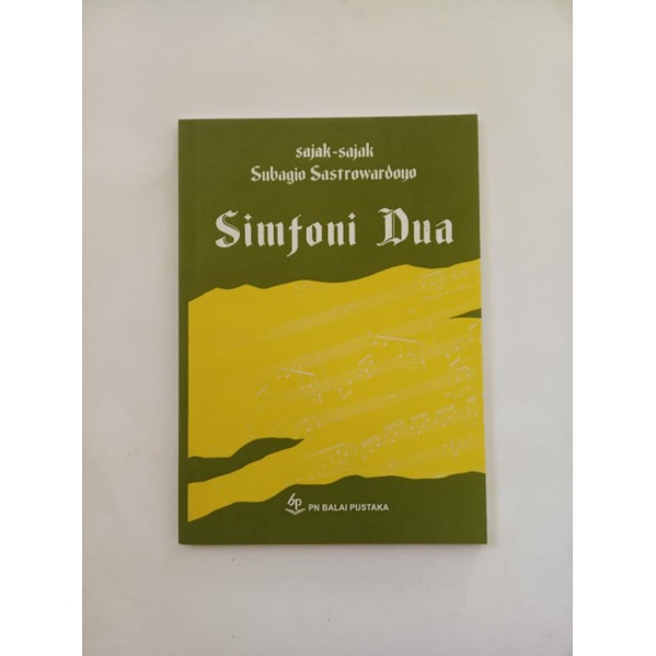 Symphony Of Two Subagio Sastrowardoyo Rare Poetry Books | Shopee Malaysia