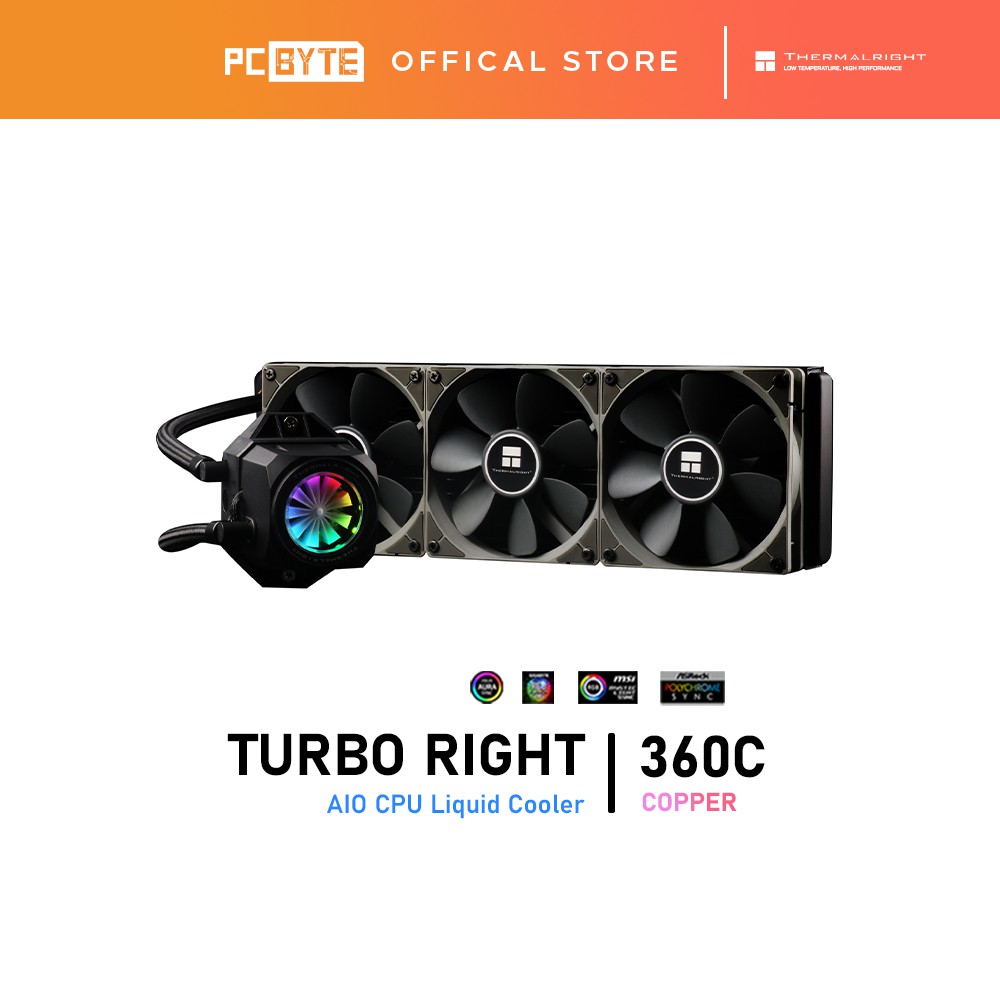 Thermalright Turbo Right 360C ARGB AIO CPU Cooler (360mm)