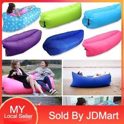 JDMart365 Inflatable Wind Picnic Camping Lamzac Air Lazy Sofa Lounge ...