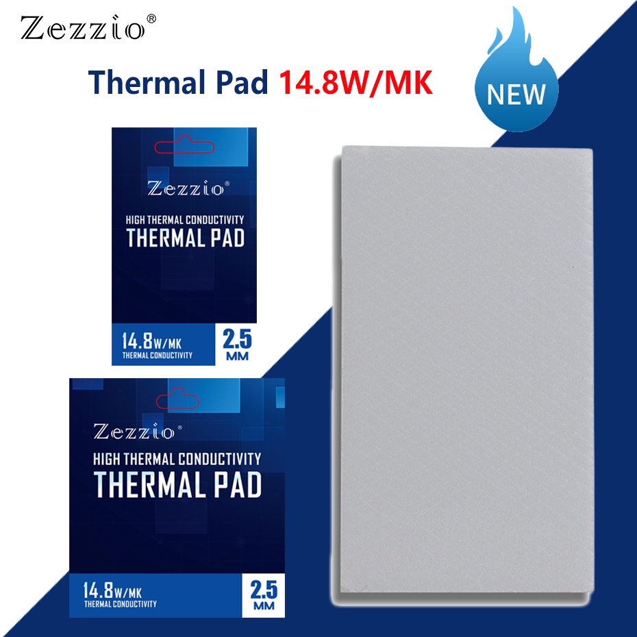 Zezzio Thermal pad High performance 14.8W For CPU GPU Motherboard