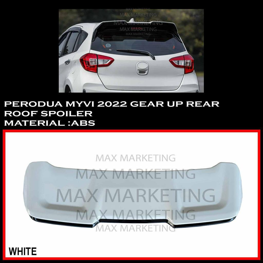 PERODUA MYVI 2022 GEAR UP REAR TRUNK ROOF SPOILER ABS SKIRT LIP BODYKIT ...