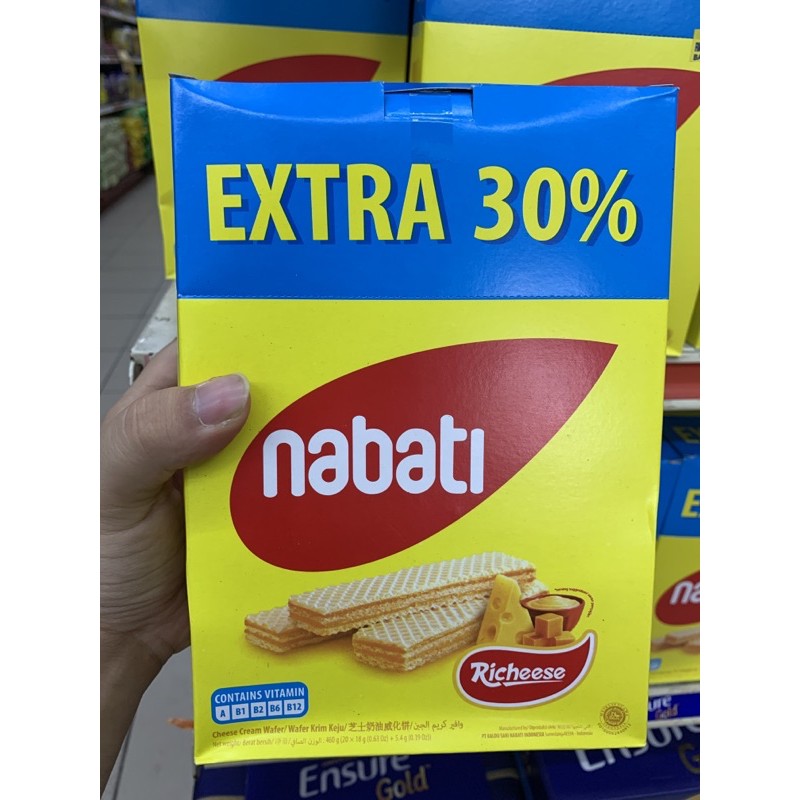 Nabati Richeese Cheese snack food (18g x 20pcs) 1box - TCK | Shopee ...