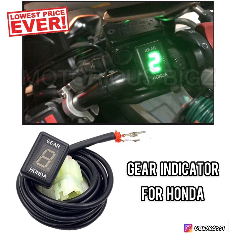 HONDA Gear Indicator Digital Display CB500X VFR 800 CB1000R CB400SF