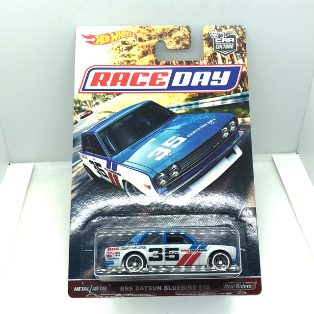 BRE Datsun Bluebird 510 Race Day Hot Wheels Shopee Malaysia