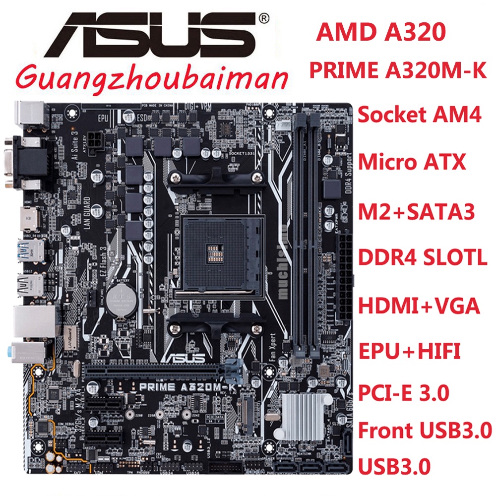 asus prime a320m-k - Prices and Promotions - Jul 2024 | Shopee Malaysia