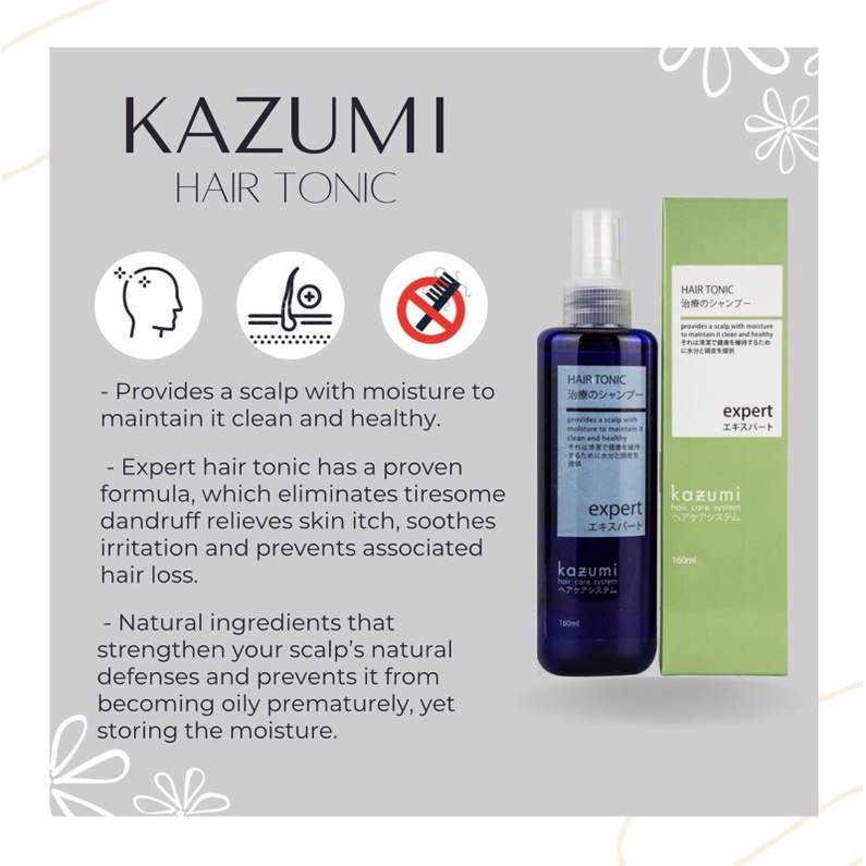 KAZUMI Expert Hair Tonic (160ml) Shopee Malaysia