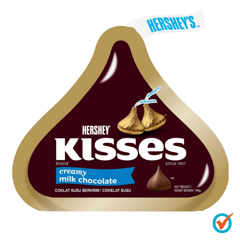 Hershey's Iconic Kisses Milk 146g | Shopee Malaysia