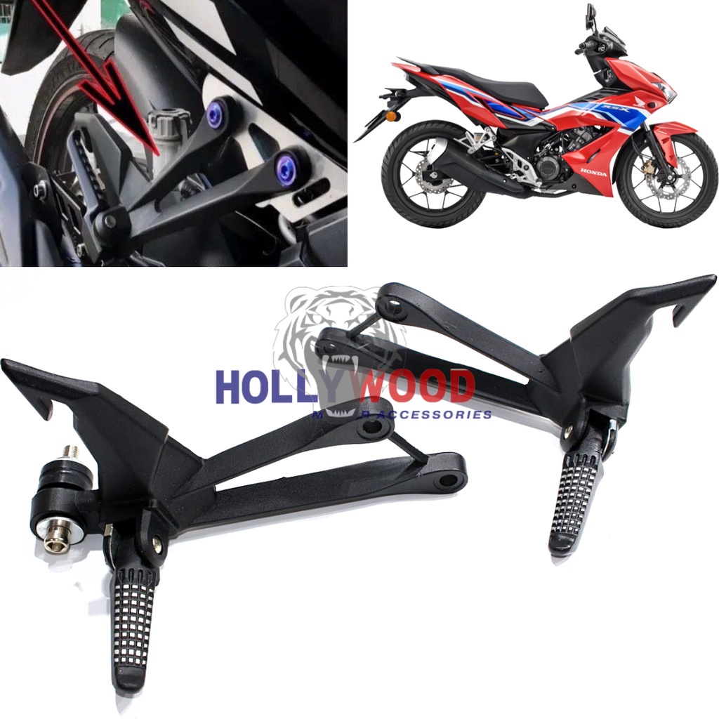 Rs150 Rsx Y15 Y16 Rear Footrest Combo Set Exciter Winnerx Pemijak Kaki Vietnam Shopee Malaysia 7996