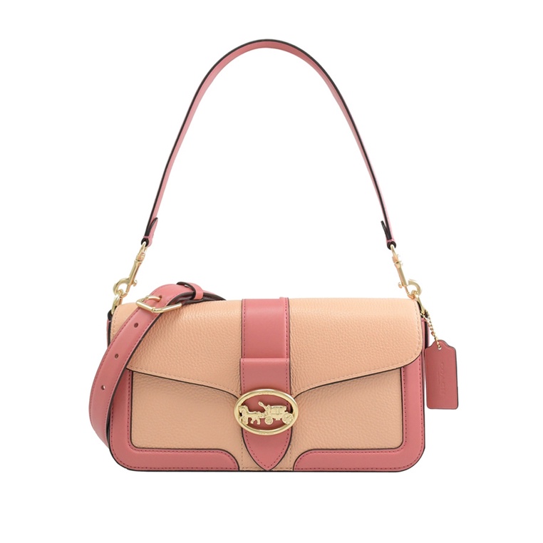 Coach Shoulder Bag In Colorblock Faded Blush Shopee Malaysia