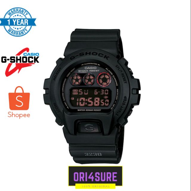 Casio G Shock DW 6900MS 1 GSHOCK DW6900MS1 GSHOCK POLIS EVO Shopee Malaysia
