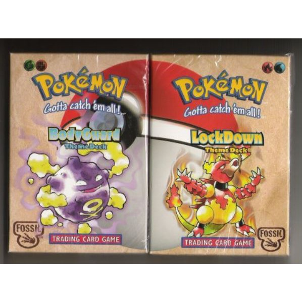 Pokemon FOSSIL Theme Decks (BodyGuard + LockDown) | Shopee Malaysia