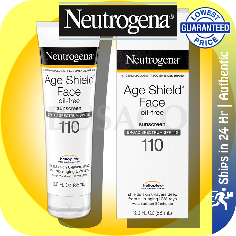 🔥In Stock🔥 Neutrogena Age Shield Face Sunscreen SPF 110 / 70 | Oil-Free ...