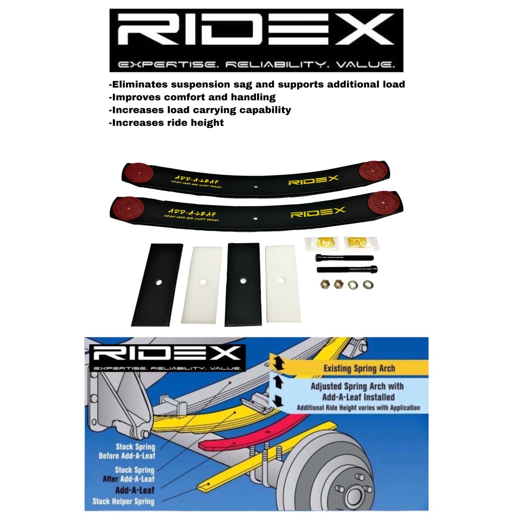 RIDEX ADD A LEAF HD SERIES leaf spring revo vigo hilux ranger