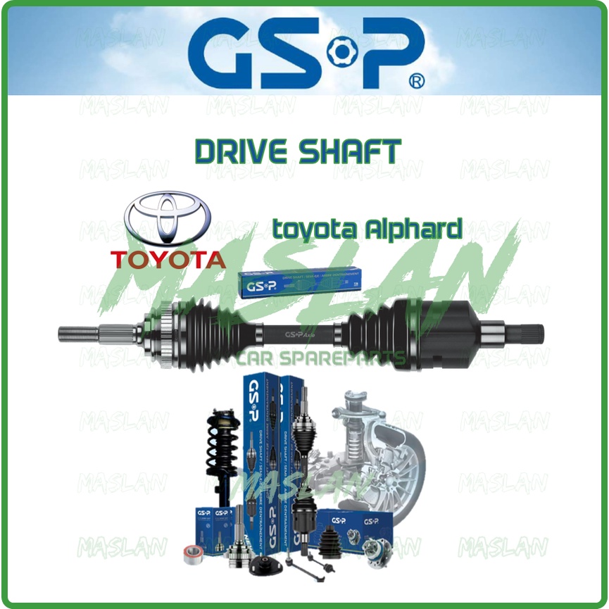 GSP Original Drive Shaft Toyota Alphard MNH10 3.0/ Toyota Harrier MCU36 ...