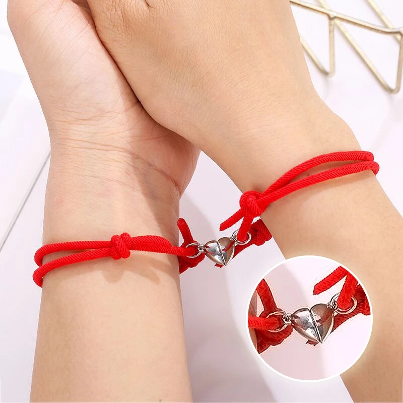 Rubber hot sale couple bracelets