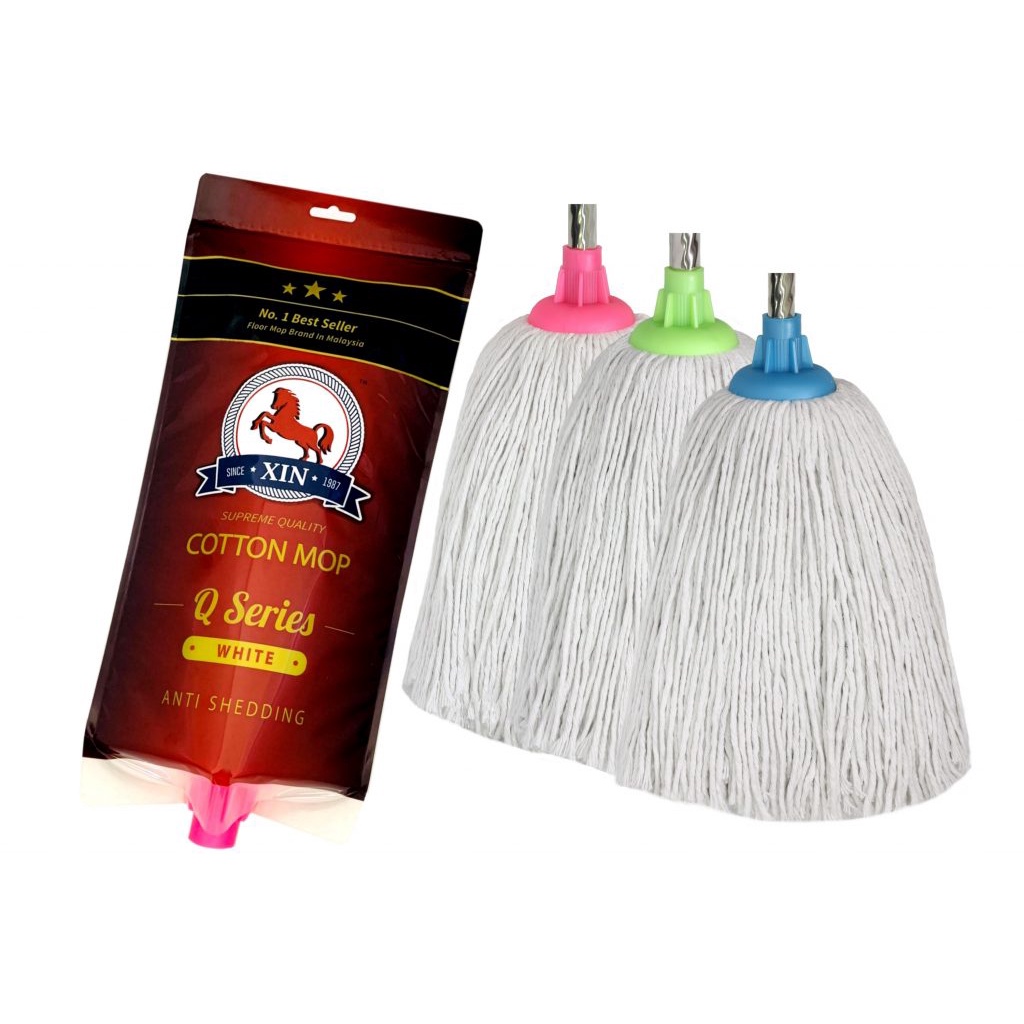 XIN HORSE BRAND High Quality White Cotton Mop / Microfiber Super