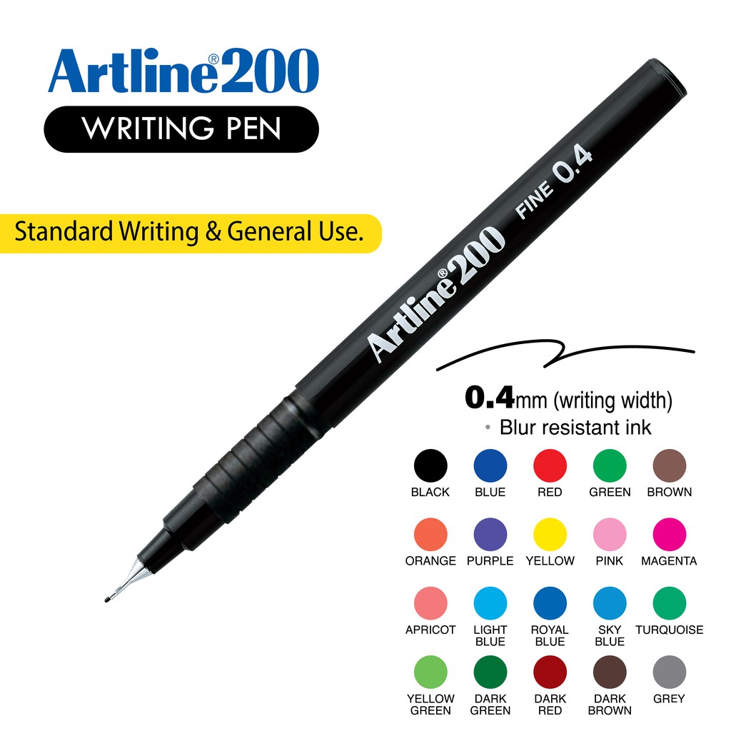 Artline 200 Technical Drawing Fineliner - Magenta Color Artline 200