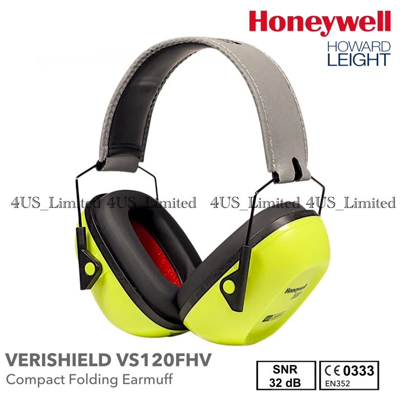 Honeywell Howard Leight VeriShield 100 Casque Antibruit Diélectrique - Protection Auditive Confortable Noir
