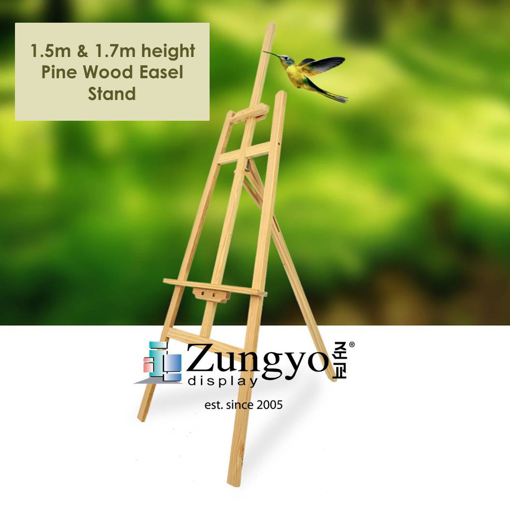DIY Adjustable Art Wooden Poster Easel Stand 5ft height | Shopee Malaysia