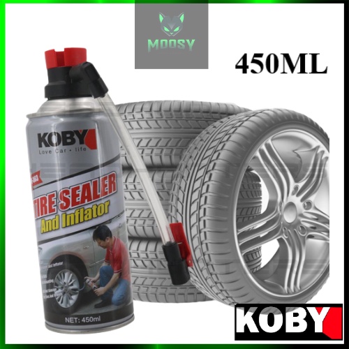 Emergency Flatfix KOBY Repair Flat Tyre Instantly TIRE SEALANT AND ...