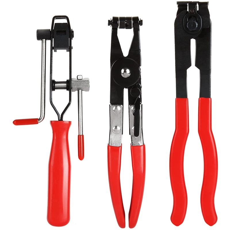 3Pcs CV Joint Boot Clamp Pliers Ear Boot Tie Pliers Car Band Tool Kit