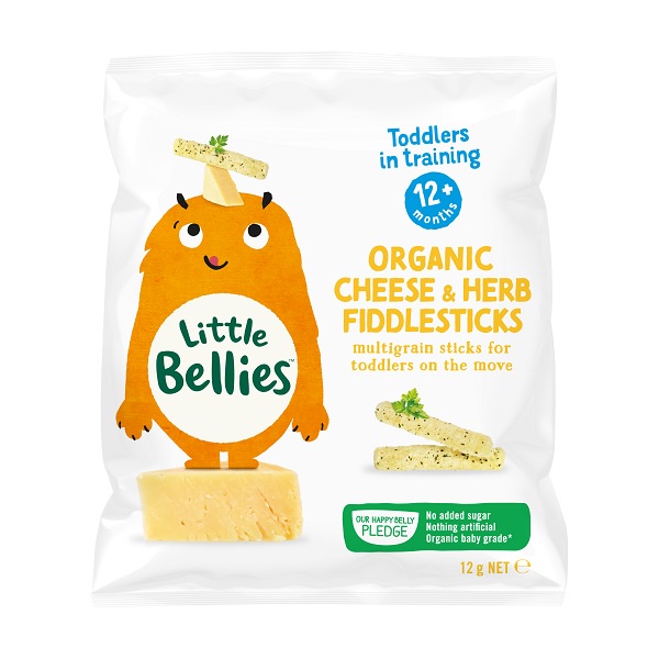 Organic Baby Puffs 12g LITTLE BELLIES for 7m+ Teething Puff for finger
