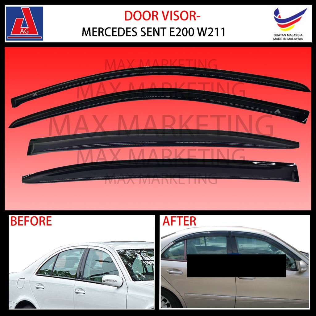 Mercedes Benz EClass W211 20022009 AG Door Visor Air Press Wind