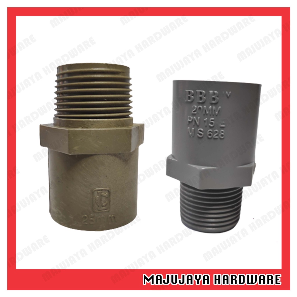 PVC Fitting Connector 15mm 20mm 25mm Socket Elbow Tee PT Socket Valve ...