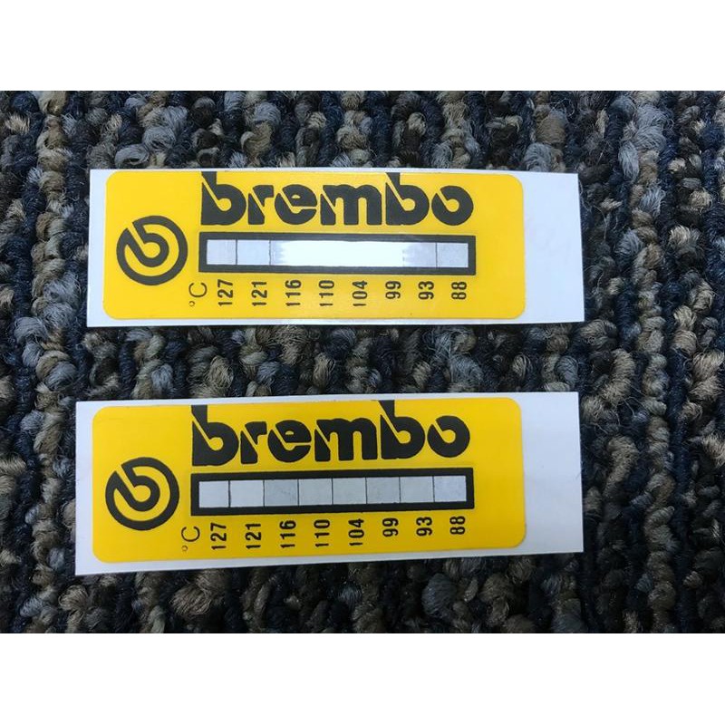 DIY Honpo BREMBO Calipers Brake Temperature Sensing Sticker 88127